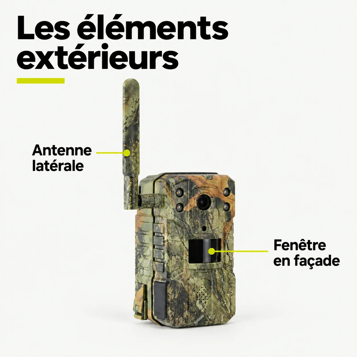 Caméra de chasse CC-11, Vue 3