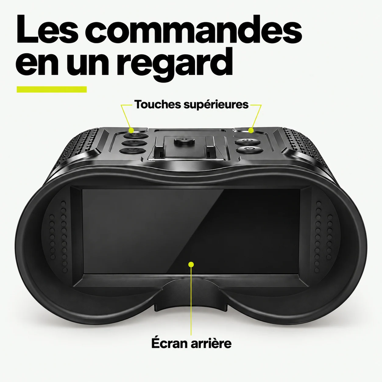 Jumelles de vision nocturne à fixation sur la tête CC-21, Vue 3