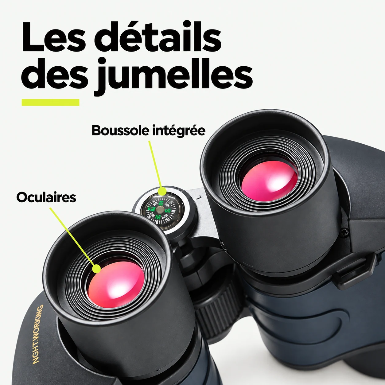 Jumelles d’observation CC-35, Vue 3