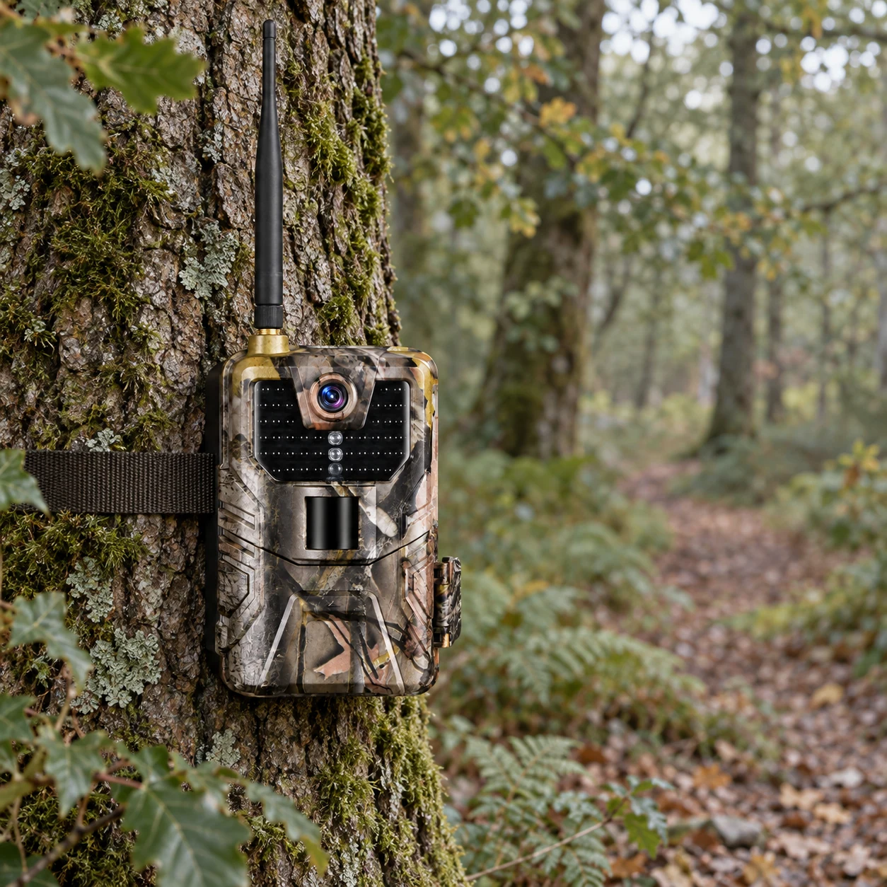 Caméra de chasse CC-43, La pose